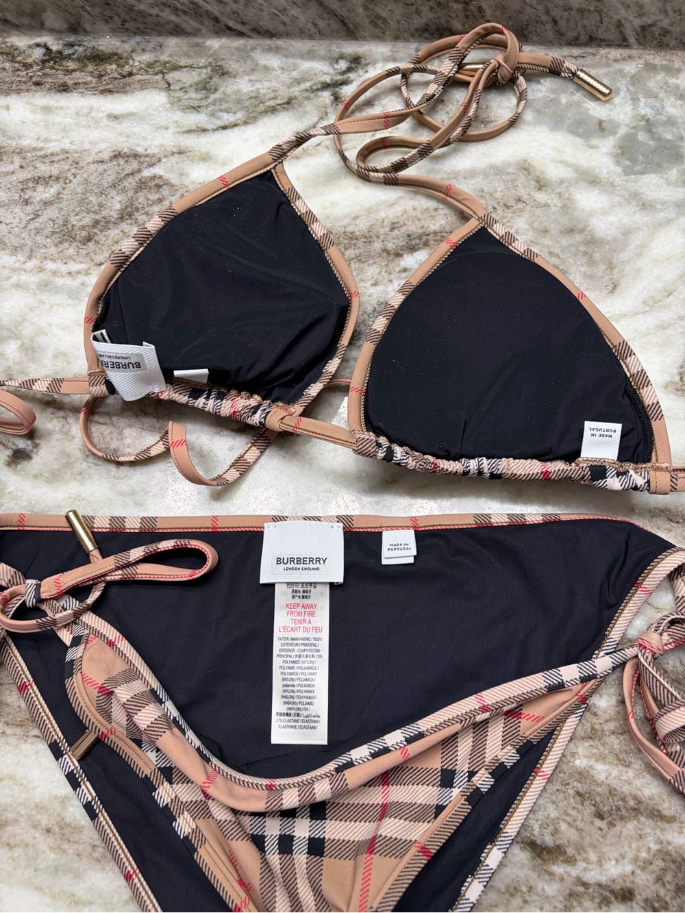 Like NEW! Burberry Check Bikini - Picture 6 of 8